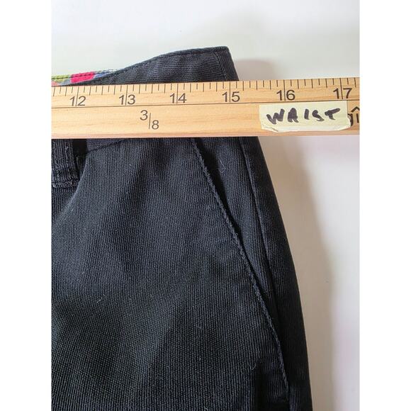BODEN Black Classic Straight Boot Casual Trousers Pants 30" Inseam SZ 12R - Picture 6 of 10